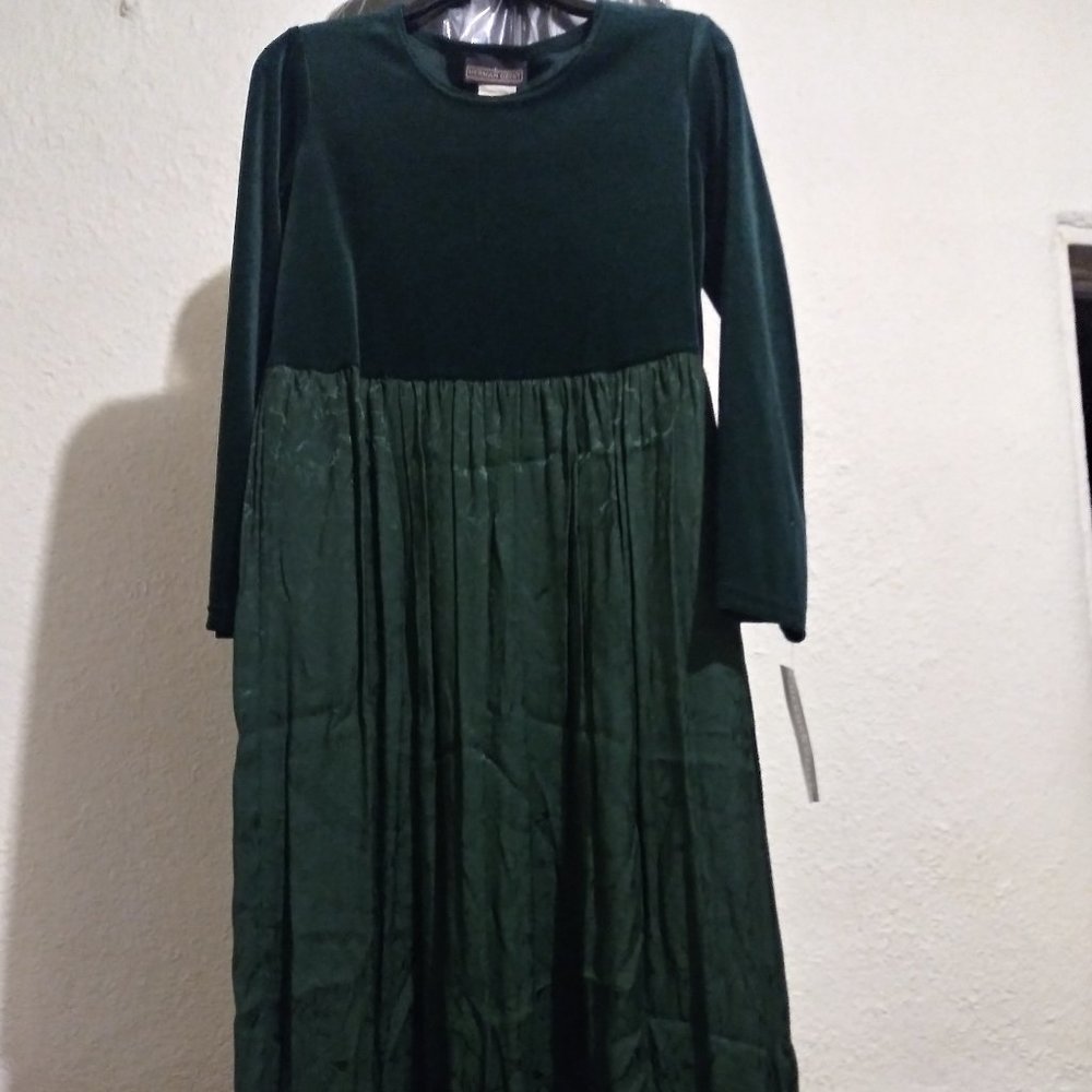 Maxi Green Dress NWT